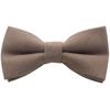 [Bowties.jp] Hellbraune einfarbige Fliege, leicht zu tragender Typ bd413