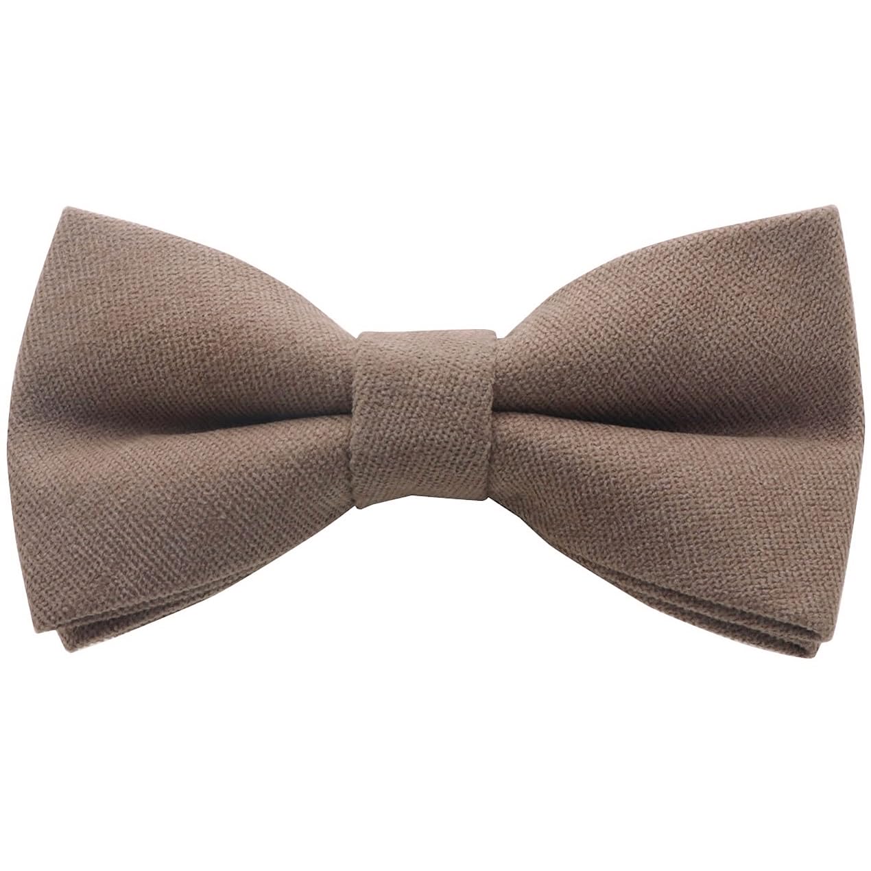 [Bowties.jp] Светло-коричневый однотонный галстук-бабочка, удобный в носке, тип bd413
