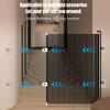 Heavy Duty Dog Barrier Fence with Hooks Insulated Net Foldable Breathable Mesh Mirror Door Pet Security Gate for Indoor Outdoor