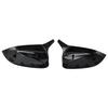 2Pcs Gloss Carbon Fiber Pattern Door Wing Mirror Cover For BMW x3/x4/ix3 18-22