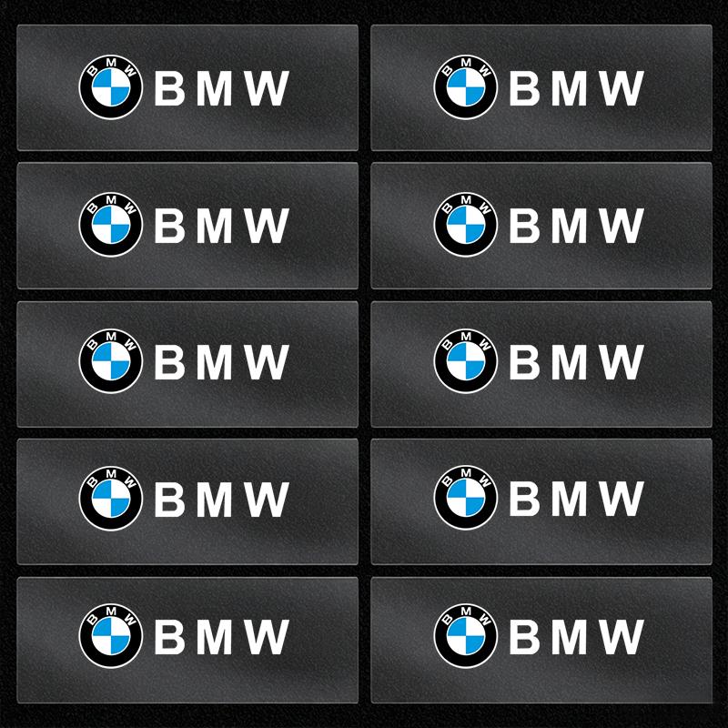 Car Interior Sticker Creative Emblem Badge Sticker Waterproof For BMW M F10 F20 E83 E90 E92 E93 X1 X5 X6 F30 G03 E43 E53 E63 E84 EN0