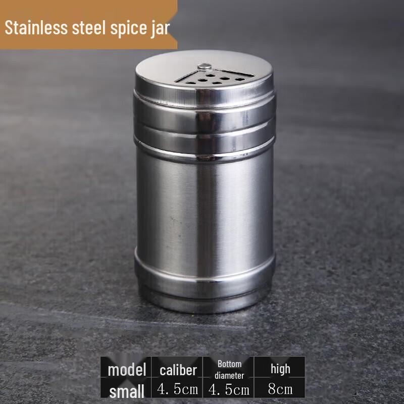 Stainless Steel BBQ Seasoning Shaker Set