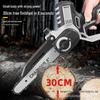 8-Inch Handheld Brushless Rechargeable Electric Chainsaw for Household Logging