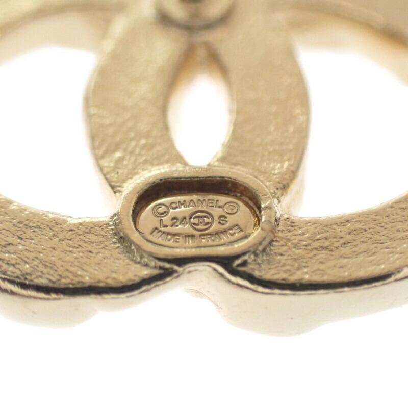 CHANEL  ABD310_B16658 Pierce gold metal/crystal Women