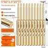 Plum Blossom Hexagon Gold Bit Set: T5-T20 Electric Screwdriver Tips