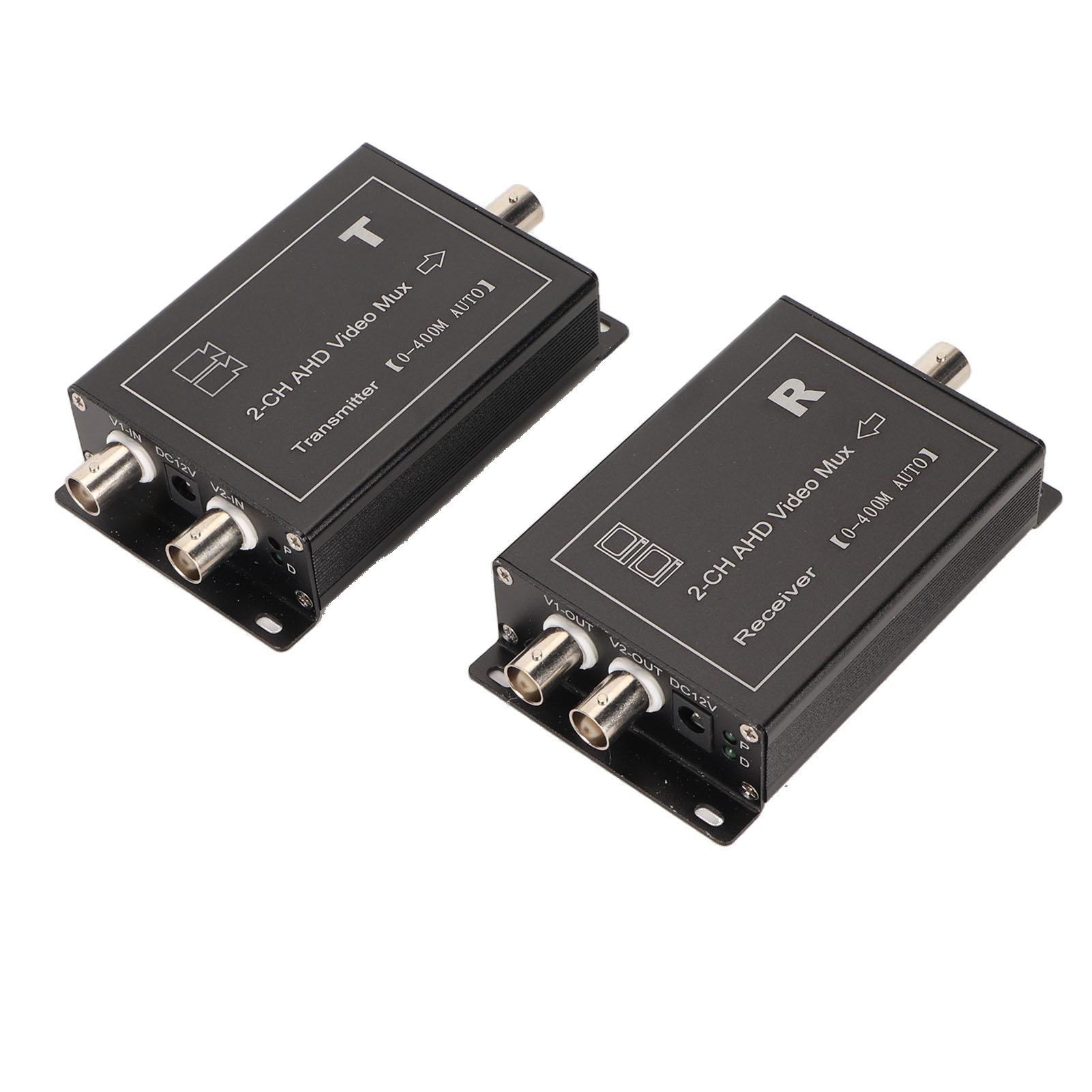 

Видеомультиплексор 2 канала 400 м Поддержка AHD CVBS Plug and Play Горячая замена камеры Видеомультиплексор