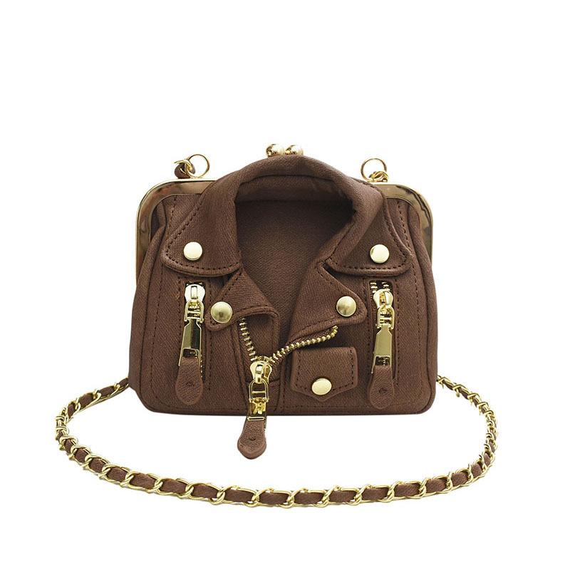 Personalized small clothes bag 2025 new Korean version fashion rivet trend single shoulder women's clip buckle crossbody small square bag pu