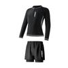 Boys UV Protection Long Sleeve Separated Swimwear Set Teens 9-17 Years