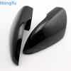 2PCS Side Car Mirror Covers Caps for VW Golf 6 GTI 6 Golf 6 R MK6 R20 Touran Pair Wing RearView Mirror Case Cover Trim Cap Black