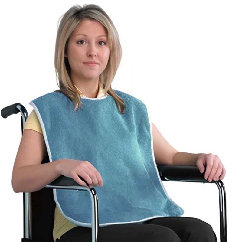 Adult Bibs Apron Bib for Men and Women Suitable for Seniors Stain Resistant Diet Cloth Waterproof Adult Mealtime Bib Cloth