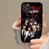 1PC Fashion Kpop S-Stray-Kids Phone Case For iPhone 17 16 15 14 13 Plus 12 11 Pro Max PC+TPU Cases Back Cover