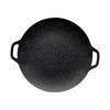 Korean BBQ Grill Pan Cooking Meat Steak Non- Coating Round Frying Roasting for Outdoor