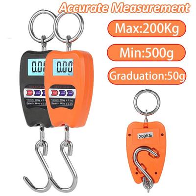 Industrial Heavy Duty Hanging Hook Scales Handheld Stainless Steel Electronic Weighing Digital Crane Scales