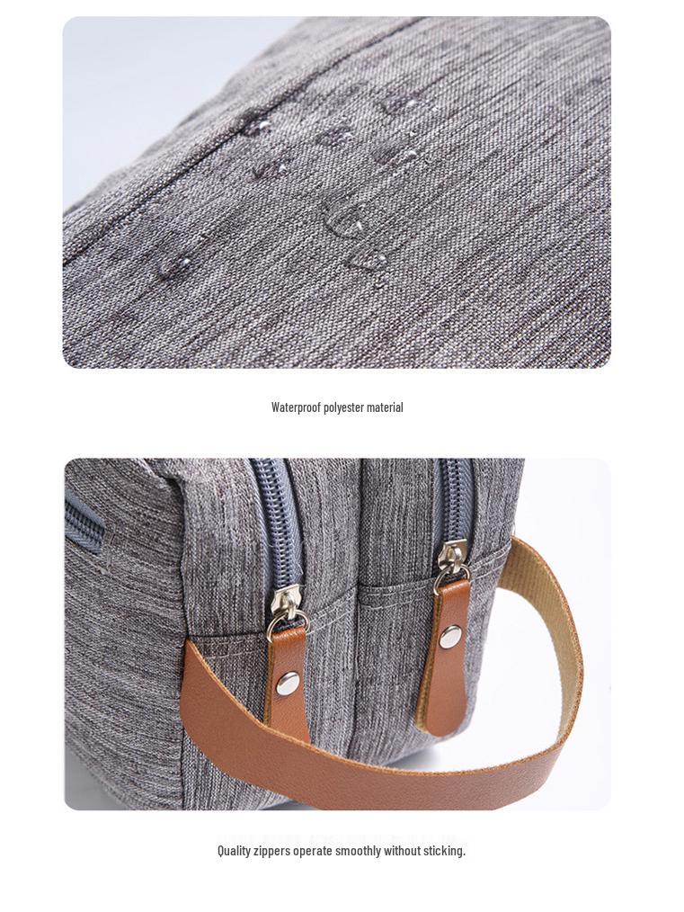 Men's Large Capacity Hanging Toiletry Bag for Travel and Business Trips