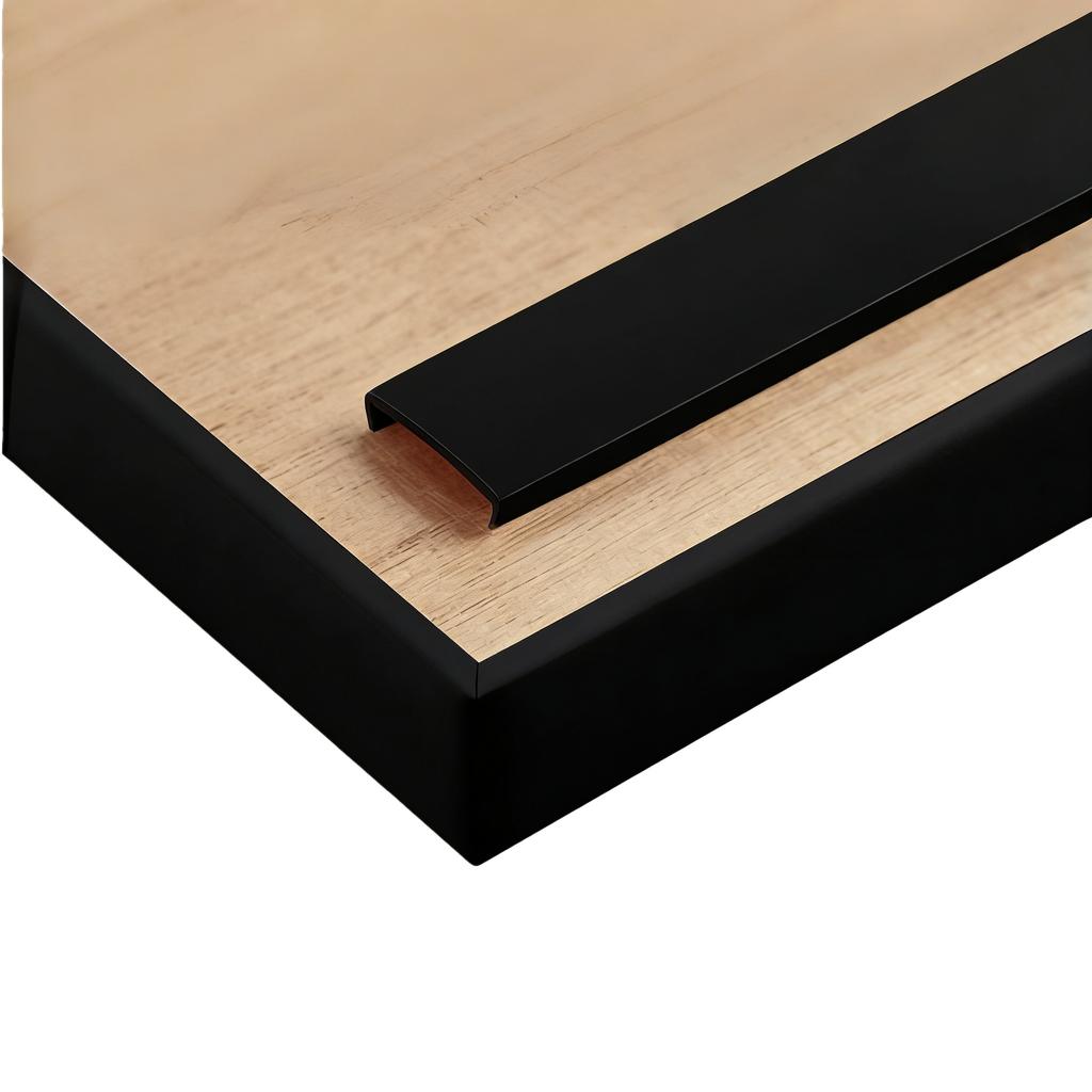 1PC U-shaped Self-adhesive Edge Trimming Strip - a Flexible Wood Edge Protector Suitable for Countertops, Cabinets, Tables,