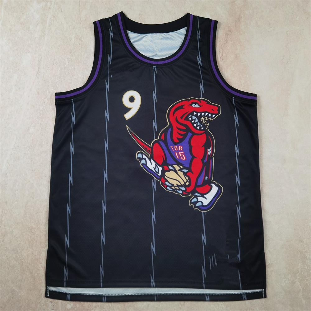 

RJ Barrett #9 City Edition Raptors Basketball Jersey - Black M