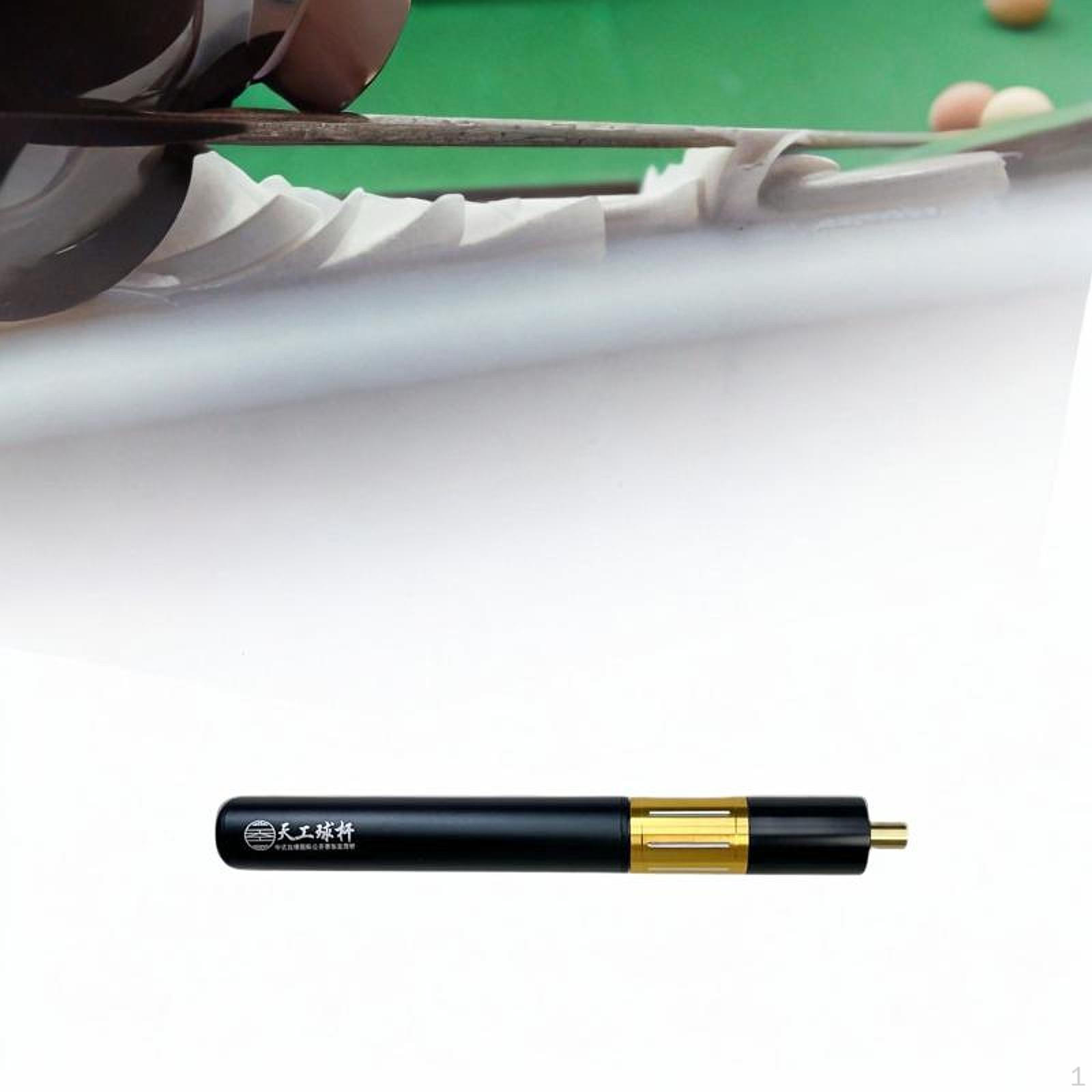

Удлинитель для кия Pool Cue, выдвижной, тренировочный, компактный, синий, черный Gold Black