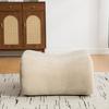 Modular compression sofa made of chenille fabric, filled with 30D high-elastic foam. Easy to move, non-slip base, ideal for living room. Light Khaki