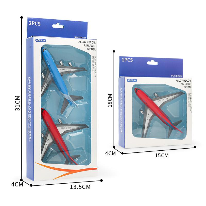 1/2 Stück Sammellegierung B777 A380 Flugzeug für Jungen Kinder Geschenk Simulationsmetallflugzeug 1:400 Aluminium Verkehrsflugzeug Modell Spielzeug