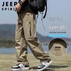 JEEP SPIRIT Men's Summer Loose Straight Cargo Pants