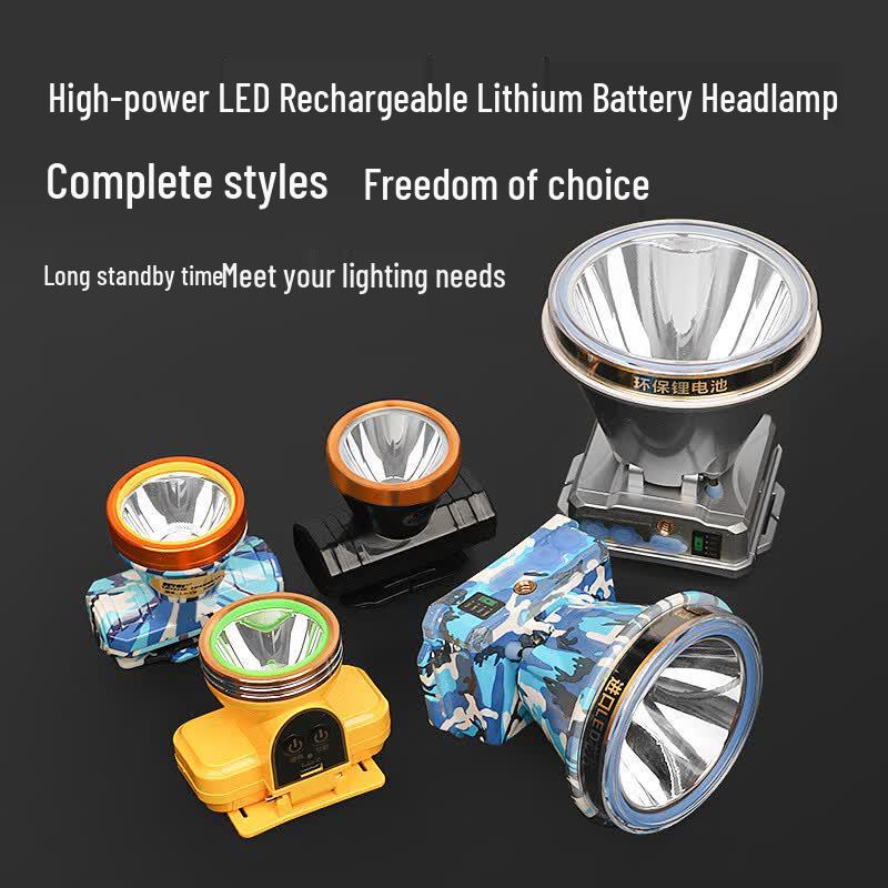 Outdoor Waterproof Rechargeable Headlamp