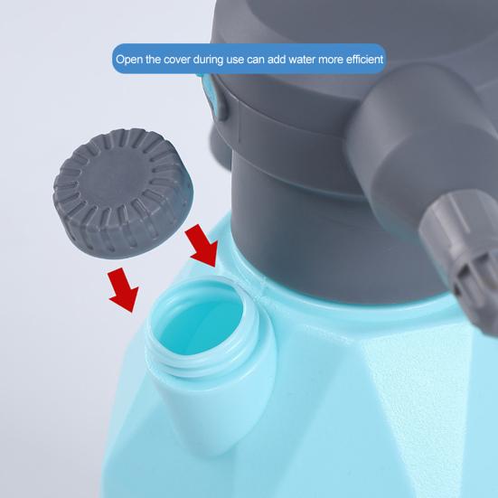 Elektrische Sprühflasche, Pflanzenzerstäuber, selbstansaugende Wasserpumpe, freihändige Bedienung, über USB wiederaufladbarer elektrischer Zerstäuber mit einstellbarer Nebeldüse