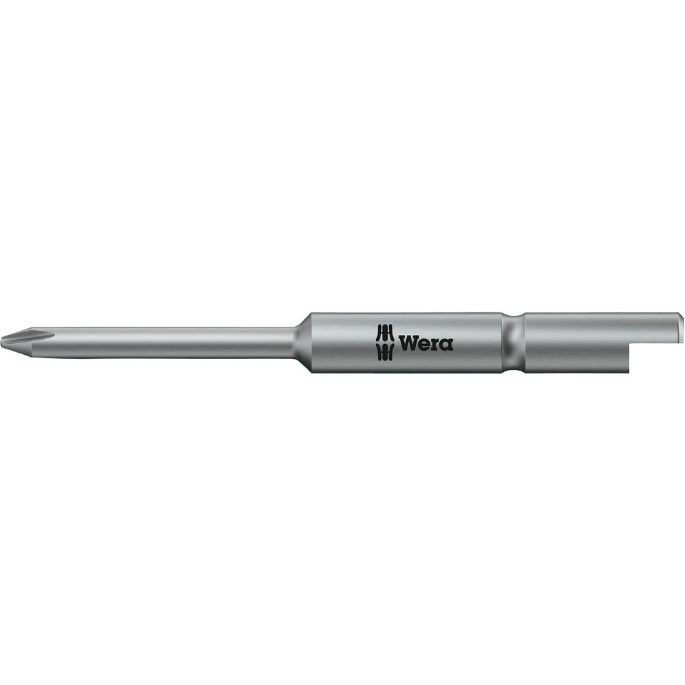 

WERA Microstylic Driver 4mm 44mm Overall 066854 Bit, Half-Moon, 1-Cutting Edge, Length,