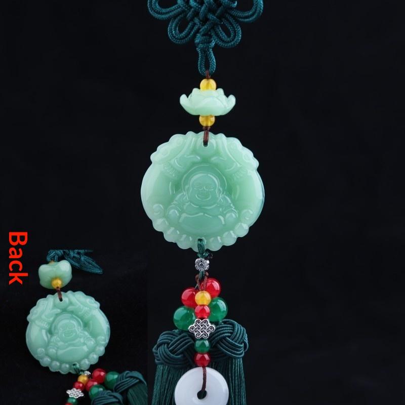 1Pc Chinese Luck Car Accessory Rearview Mirror Pendant Suitable For For Asian Culture Decor & Driving Amulet