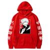Jujutsu Kaisen Anime Hoodie Unisex Long Sleeve Pullover Sweatshirt Print Casual Streetwear