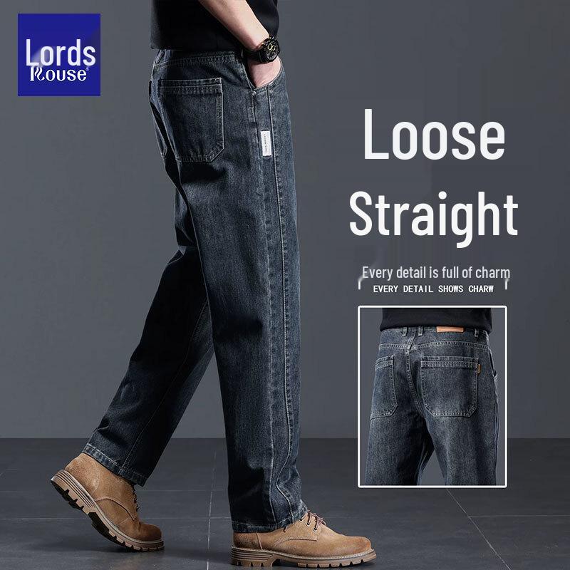 ROZ Premium Men's Straight-Fit Stretch Jeans