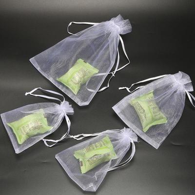 Pure White Organza Drawstring Gift Bag (7*9/30*40cm) for Jewelry and Ornaments