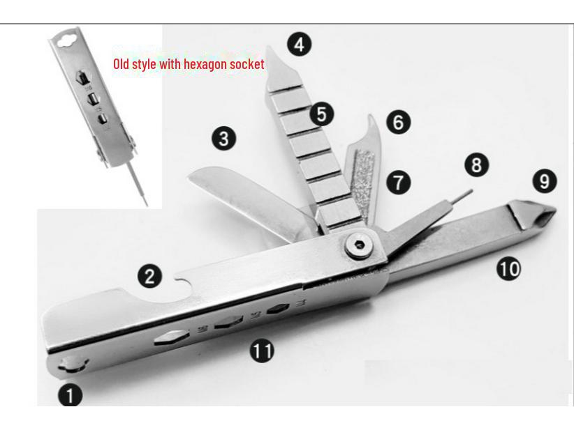 Portable Mini EDC Multifunctional Keychain Screwdriver & Repair Tool