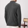 FIRS [Containing Mulberry Silk] Lapel Long-Sleeve T-Shirt for Men, Spring And Autumn 2026 New Style Dad Polo, Commuter Business Cadre