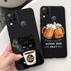 Für Infinix X689F X689 Hülle Infinix Hot 11 G37 Hot 10S NFC 10T Coque Funda Weiches Silikon Kamera Geschützt Schwarze Katze Weltraummann