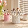 Ornament Bowknot Pen Holder Funny Pencil Rack Storage Display Shelf Desktop Organizer  Student
