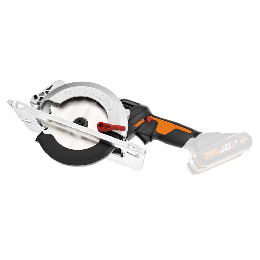 Works Rechargeable Mini Circular Saw 20V BL 4.5 Inch Bear Tool WX531.9