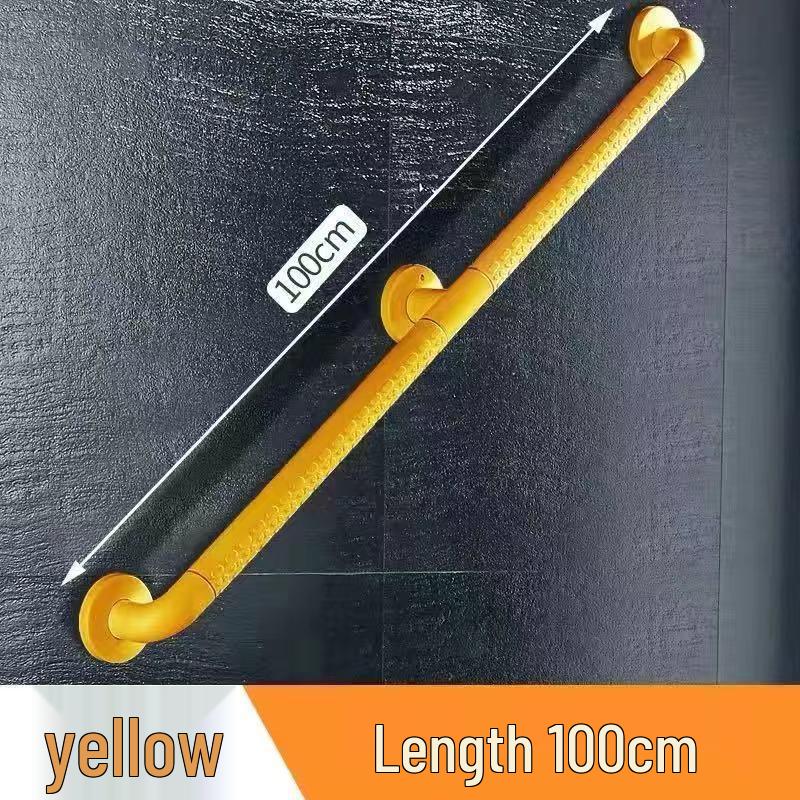 Stainless Steel Non-Slip Grab Bar for Barrier-Free Bathrooms, Ideal for Elderly and Disabled.