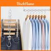 Metal Rotating Hook With 8hole Connector For Closet Organization And Garment Storage