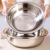 Qihuang 304 Stainless Steel Food-Grade Washing Bowl