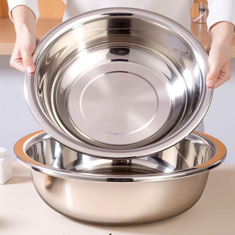 Qihuang 304 Stainless Steel Food-Grade Washing Bowl