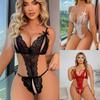 Dámské noční prádlo Šaty na špagetová ramínka Průsvitné Sexy noční košilky Krajka Pyžamo Sexy set Spodní prádlo