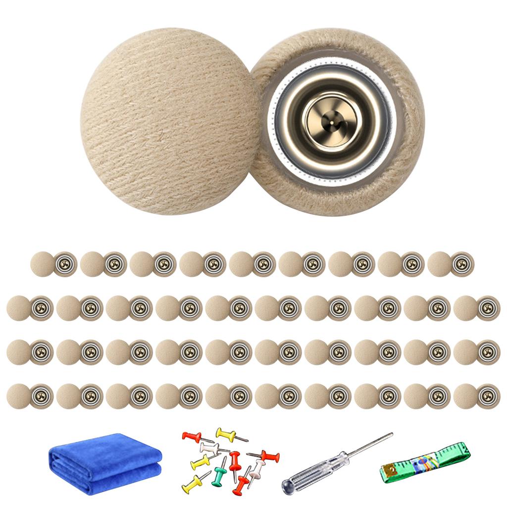 Universal Vehicle Roof Cloth Fastener Set 40Pcs No Tools Needed For DIY Car Interior Repair Quick Installation Rivet