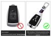 BAIC Senova d50/d60/d70 Key Case Set with Logos for Zhixing x55/x65 and Beijing x5