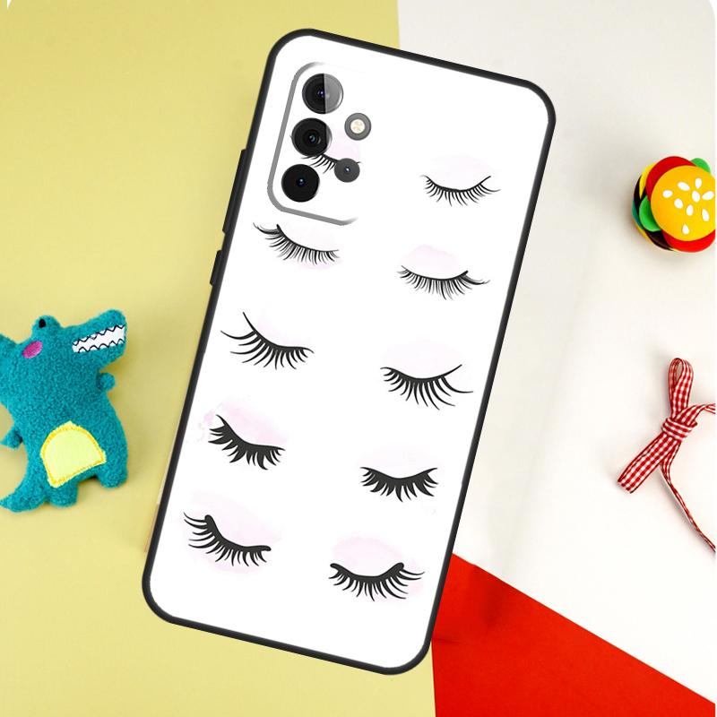 Lipstick Make Up For Samsung Galaxy A55 A35 A15 A54 A34 A14 A53 A33 A13 A05 A06 A16 A22 A32 A52 Phone Case