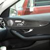 Soft Carbon Fiber For Mercedes Benz C GLC Class W205 2014- Interior Door Decoration Panel Cover Trims Car Accessories
