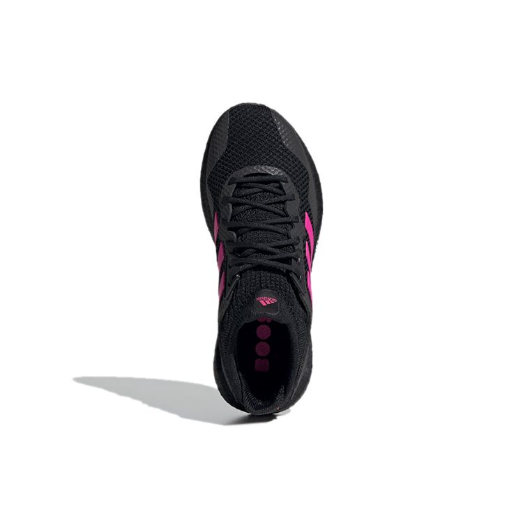 Adidas Pulseboost Comfortable Lightweight Shock Absorbing Breathable Low Top Casual Running Shoes Women Sneakers Black Red EG9985