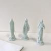 Stampo Candela Profumata Santa Maria Stampo per Torta in Silicone Stampo per Candele Aromaterapiche Stampo per Statue Ornamentali in Resina Decorazione Fai da Te
