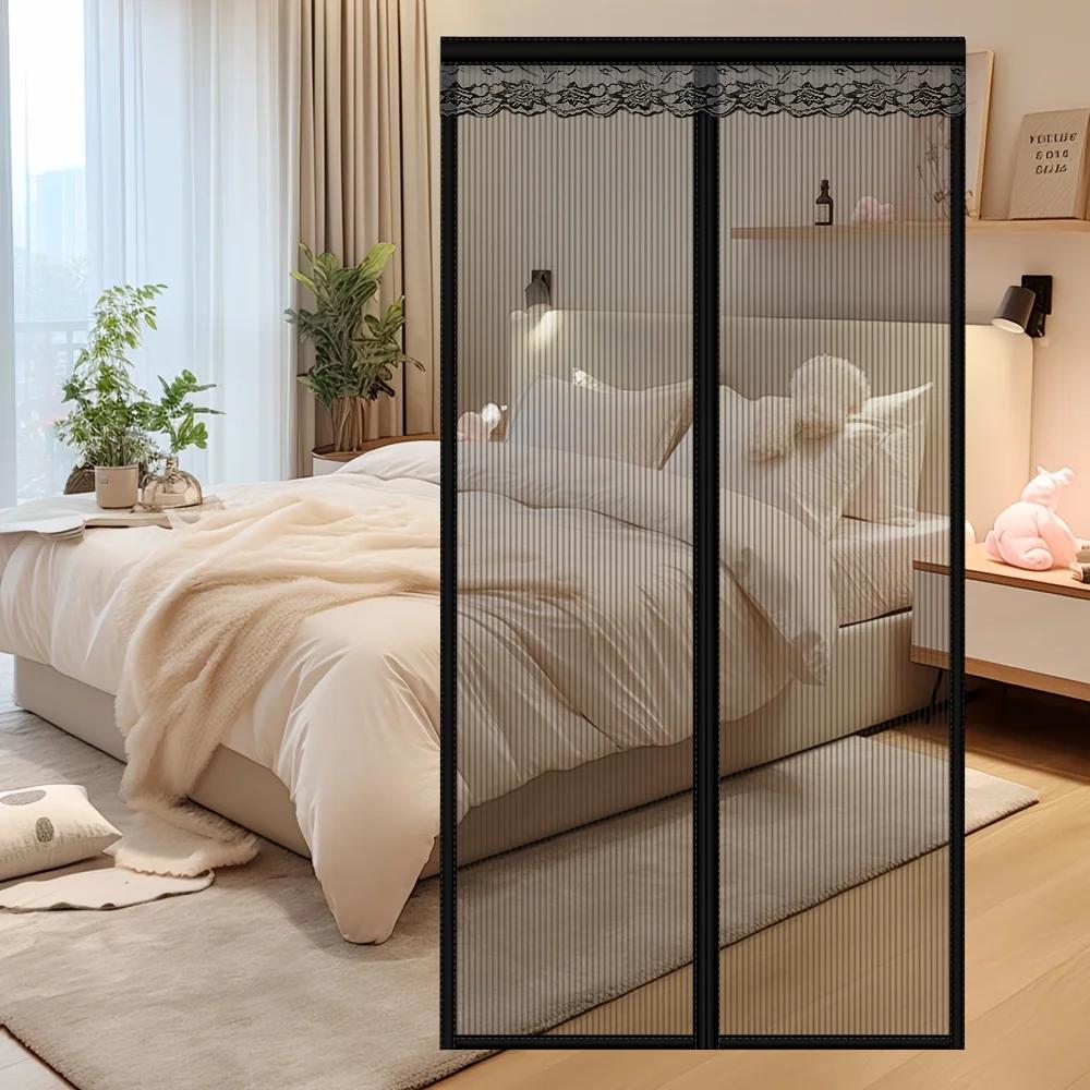 1PZ Zanzariera Estiva a Chiusura Automatica Magnetica Rete Zanzariera per Porta Invisibile Anti Insetti Mosche Tenda Divisoria