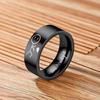 High-End Stainless Steel Titanium Couple Rings - No Fade, Plain Design