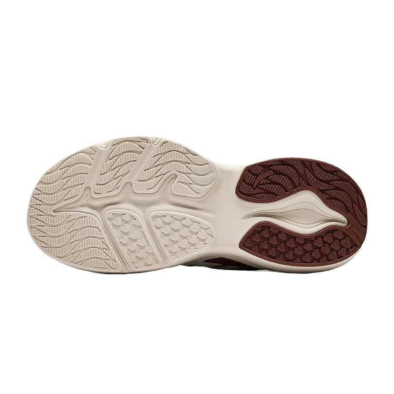 ANTA Men Retro Casual Dad Shoes Off White Brown 112548840-2